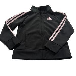 Adidas Toddler Black/Pink Track Jacket Size 24M